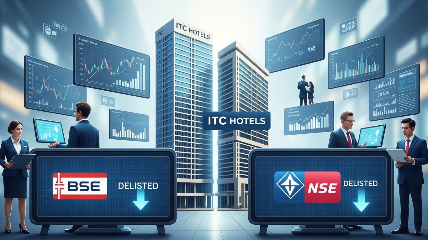 ITC Hotels Delisted from BSE and NSE Indices After Demerger