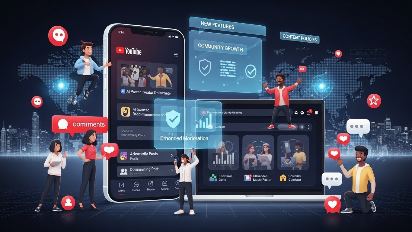 Latest YouTube Updates 2025 New Features, Community Expansion and Content Policies