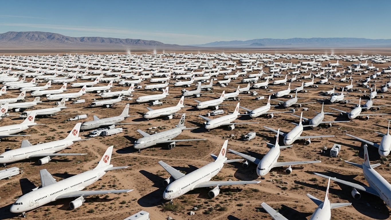 The Graveyard of Giants: World’s Largest Airplane Cemetery in Arizona