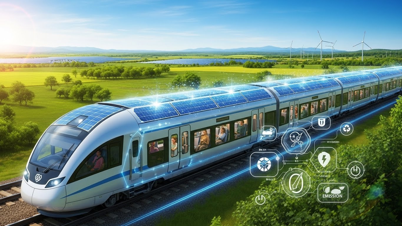 World’s First Solar-Powered Train
