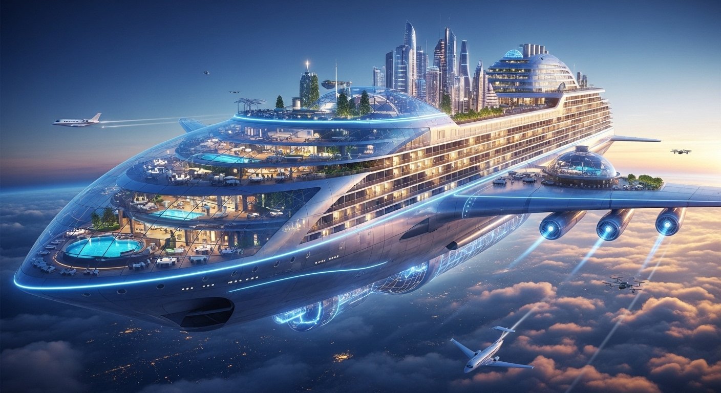 Sky Cruise A Luxury Hotel in the Sky That Never Touches the Ground