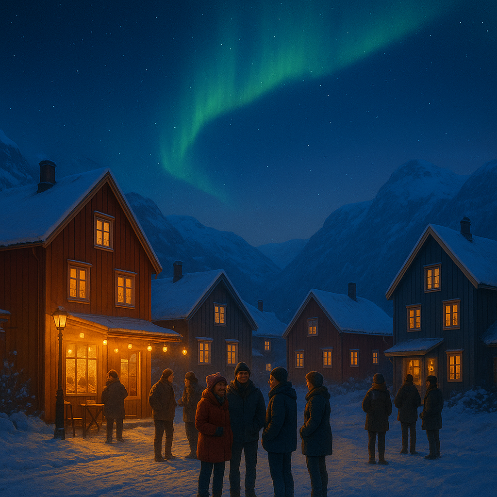 The Norwegian Town Where the Sun Doesn’t Rise for 6 Months — And People Still Stay Happy!