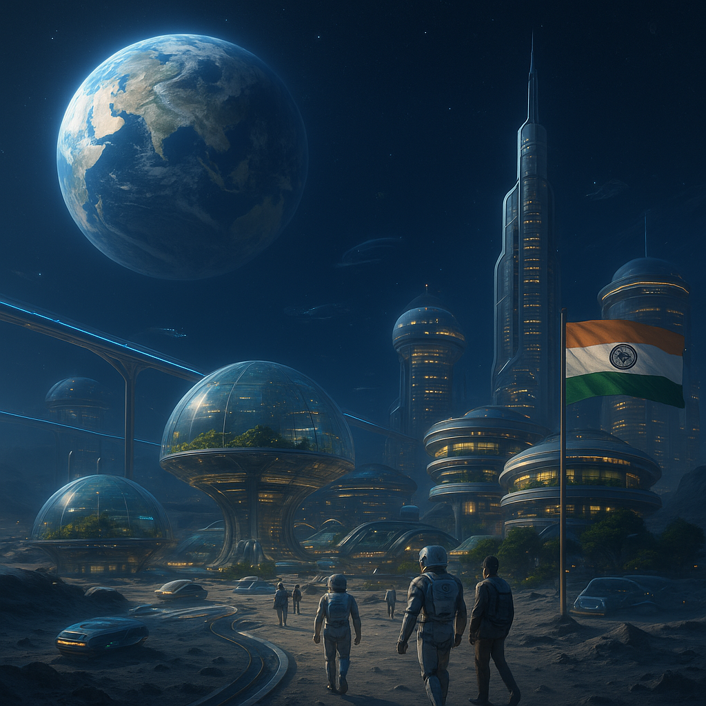 The First Smart City on the Moon – Will India Build Homes There