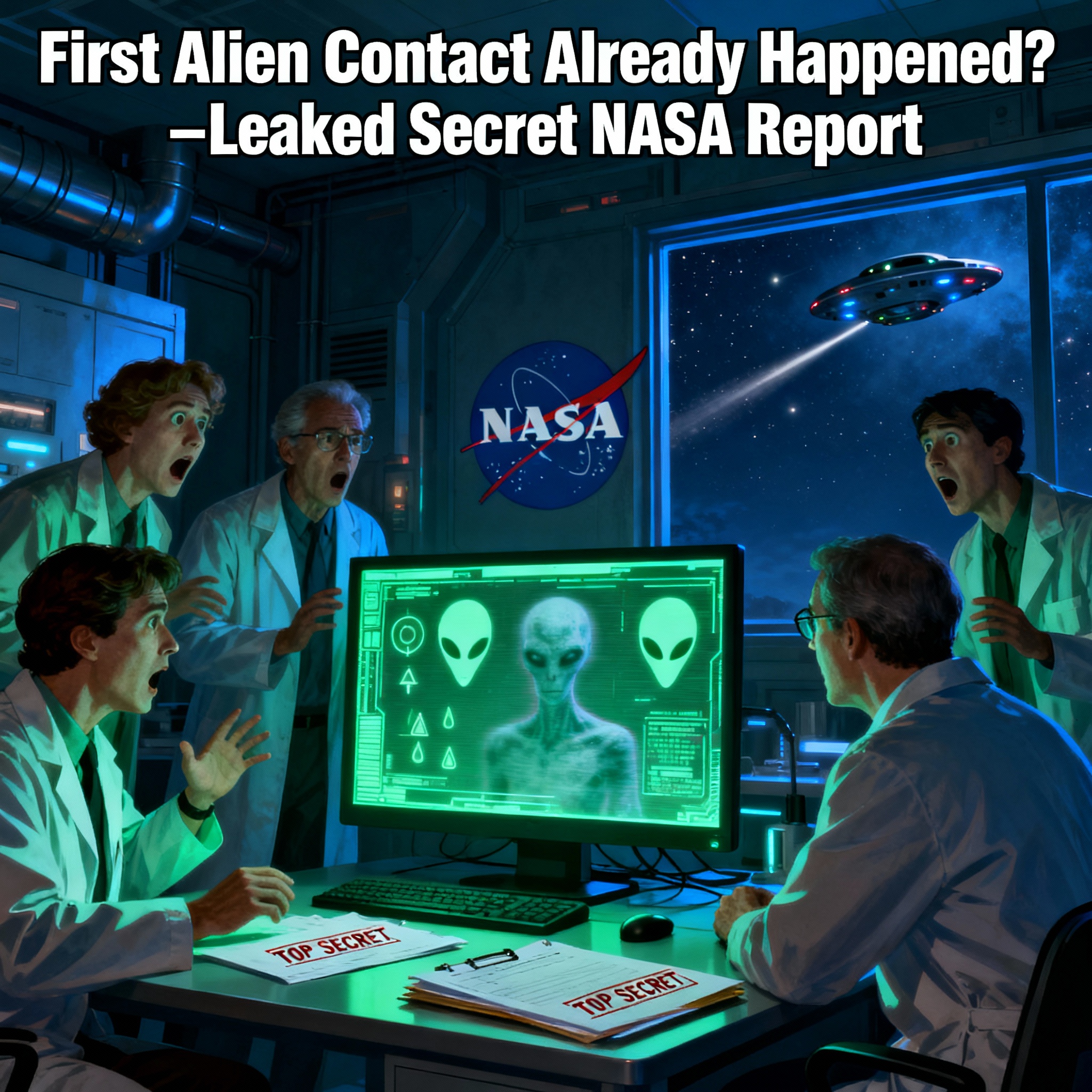 7. First Alien Contact Already Happened – Leaked Secret NASA Report