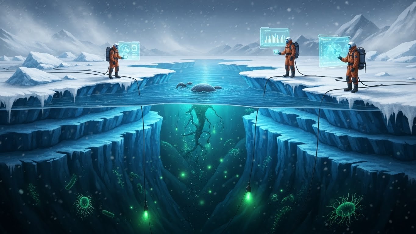 The Lake in Antarctica Where Life Exists Without Sunlight – Scientists Amazed