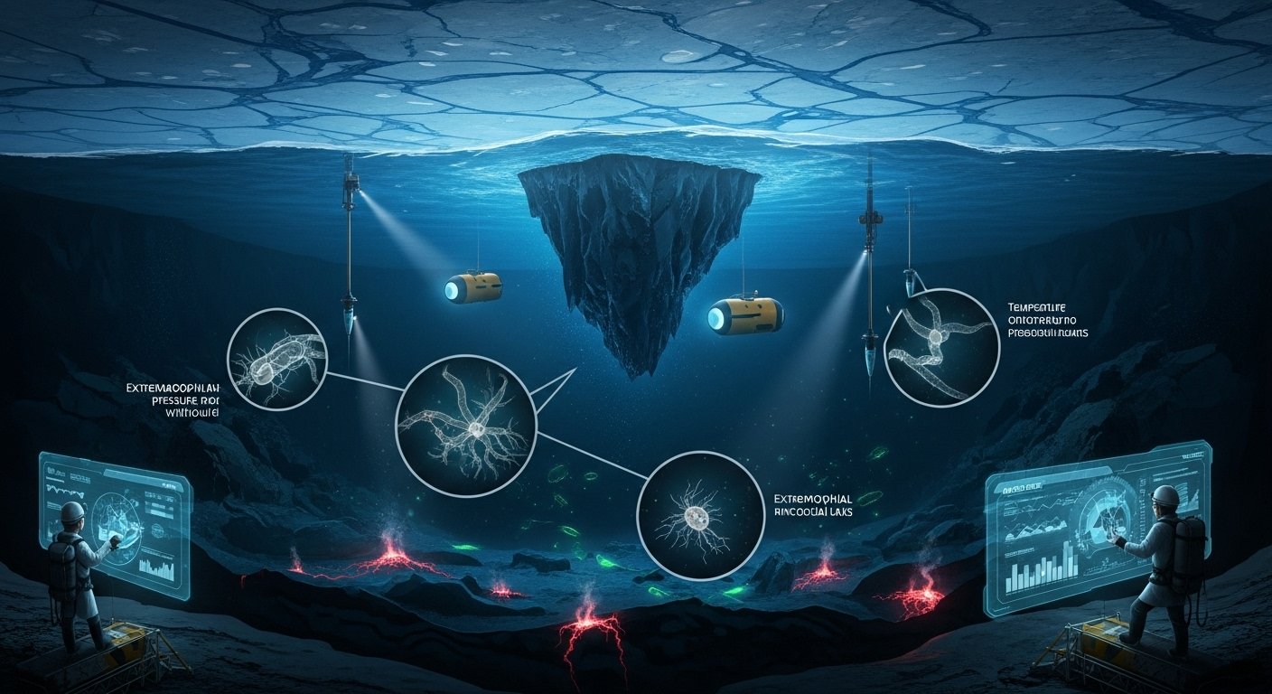 Beneath the Ice Unveiling Antarcticas Hidden Lakes and Ancient Life