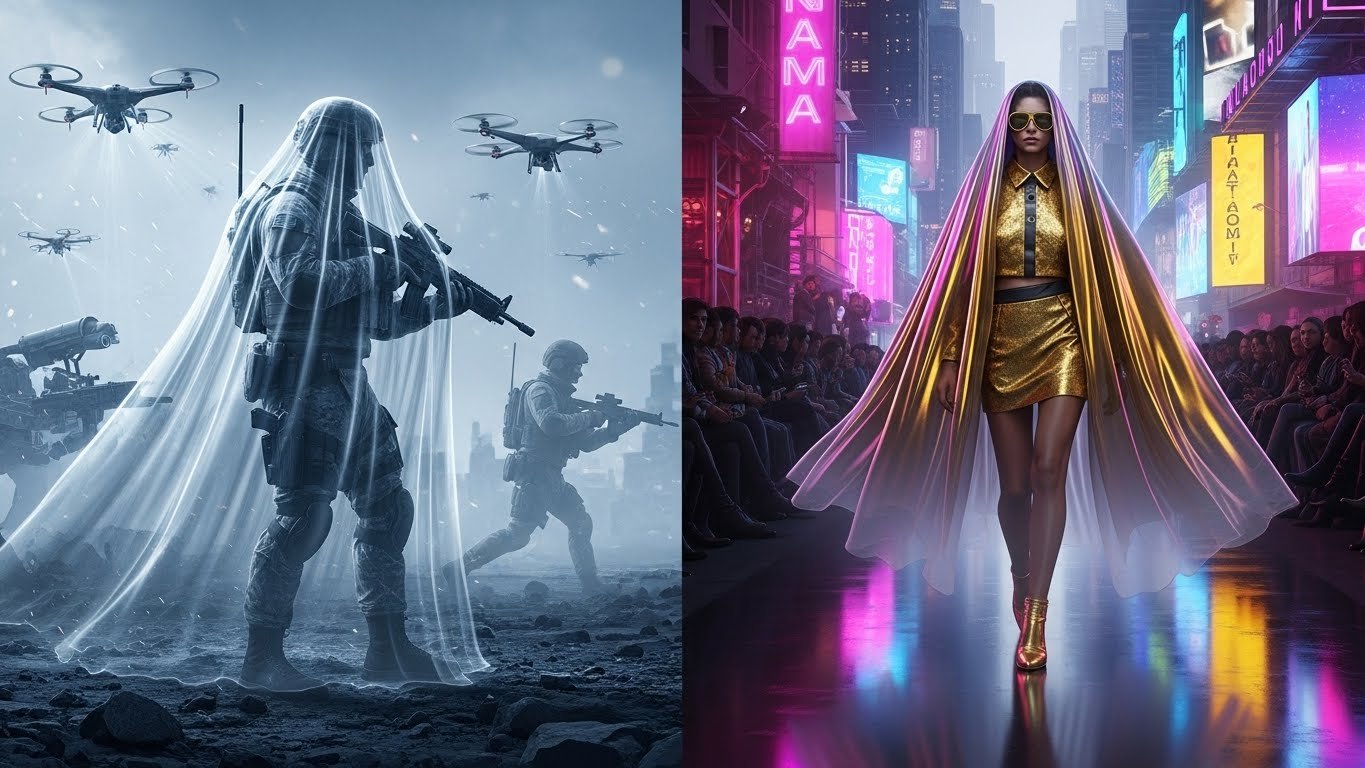 The future of invisibility cloaks – military or fashion