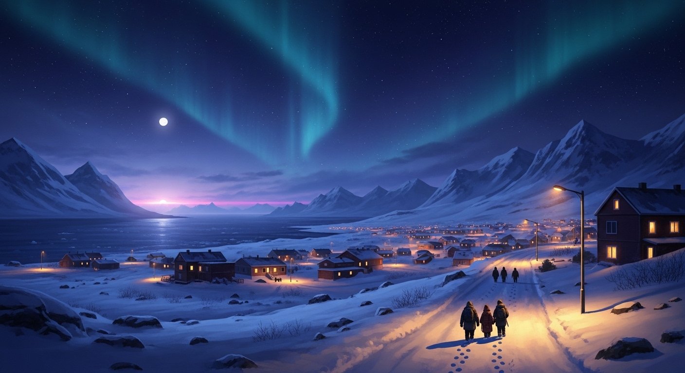 The sun disappears here for 60 days