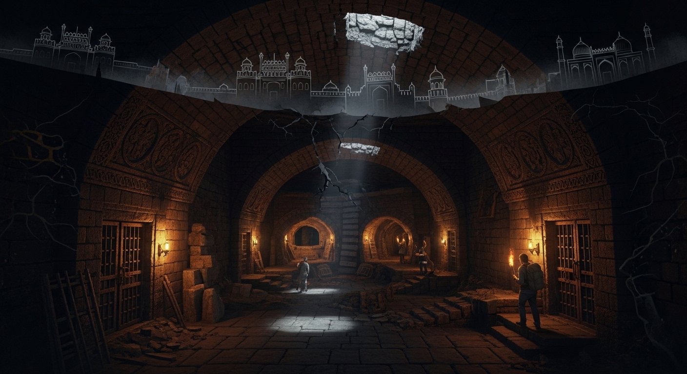 The underground tunnels beneath Delhi no one talks about