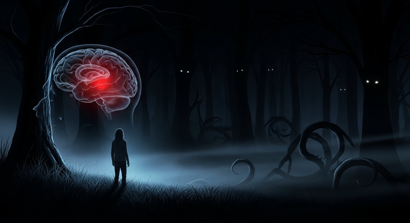 Why do humans fear the dark