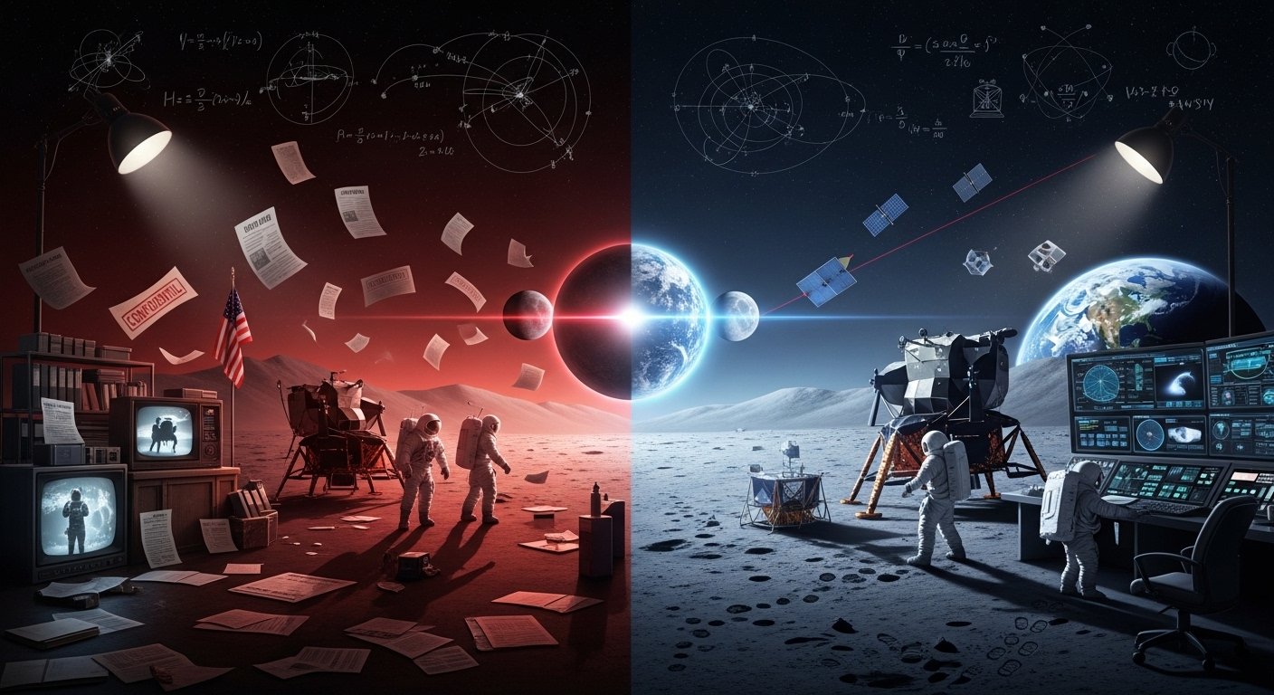 Moon landing conspiracy vs evidence