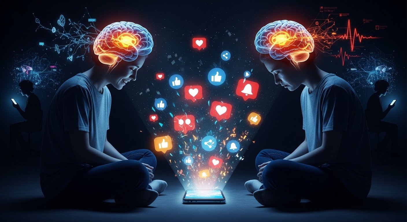 Social media reaction psychology