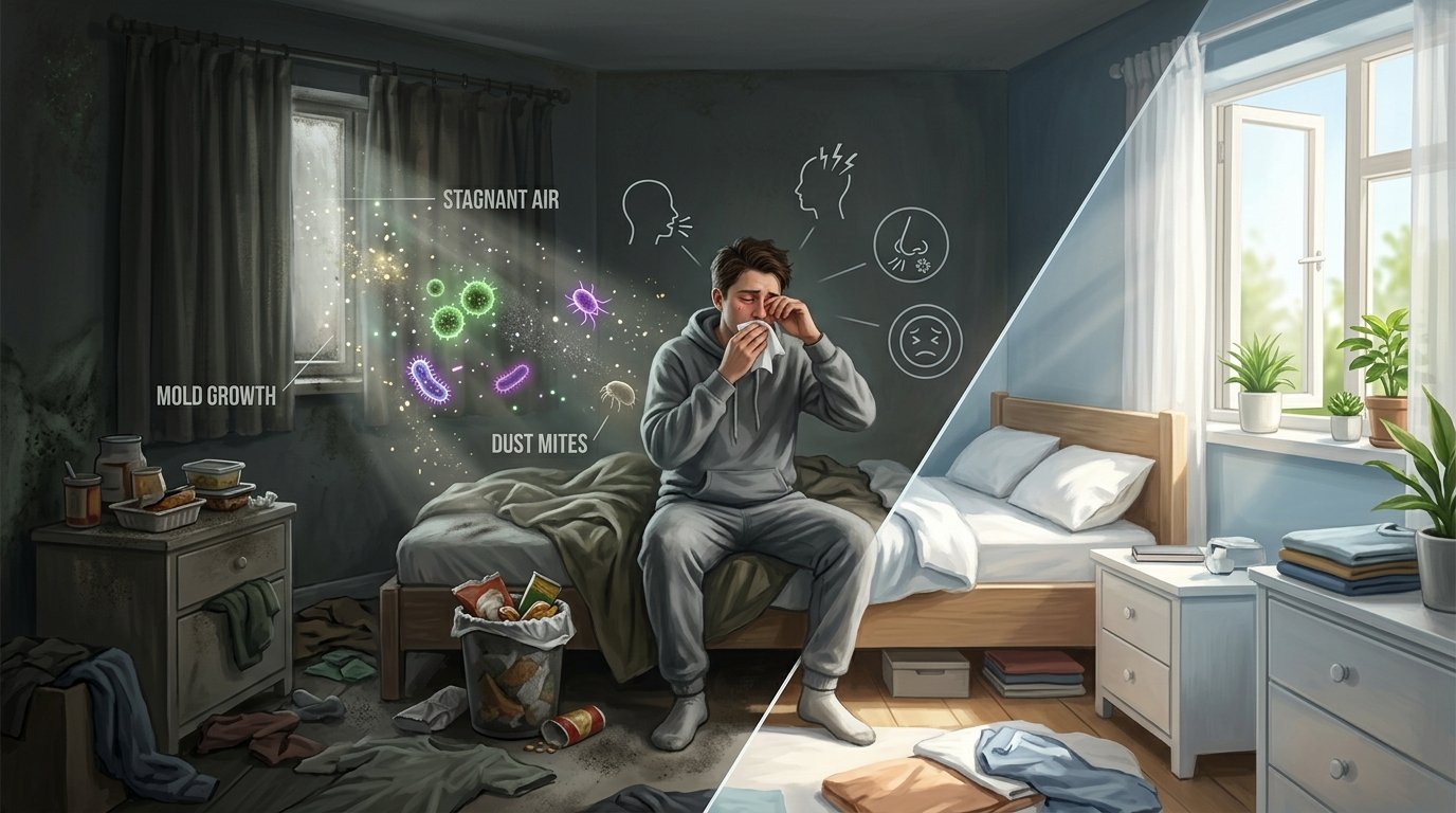 Can You Get Sick From Not Cleaning Your Room