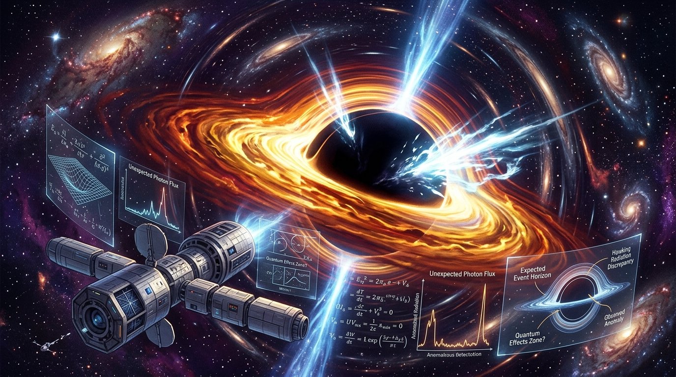 Light Escaping Black Holes – New discoveries challenging physics