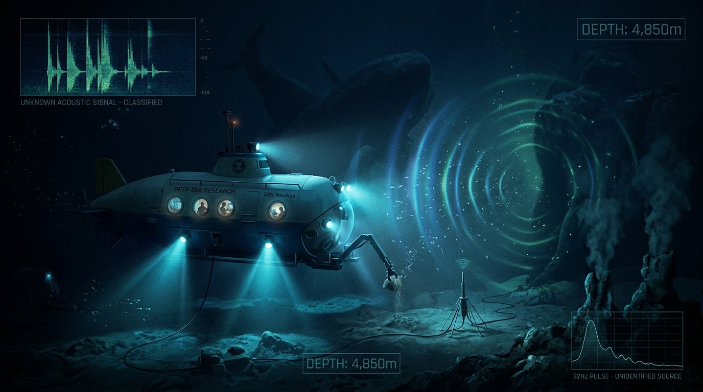 Voices from the Ocean Depths – Unexplained sounds recorded underwater