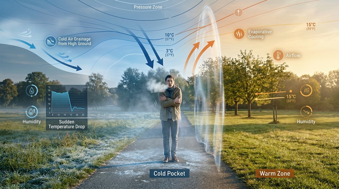 What Causes Sudden Temperature Drops in One Area
