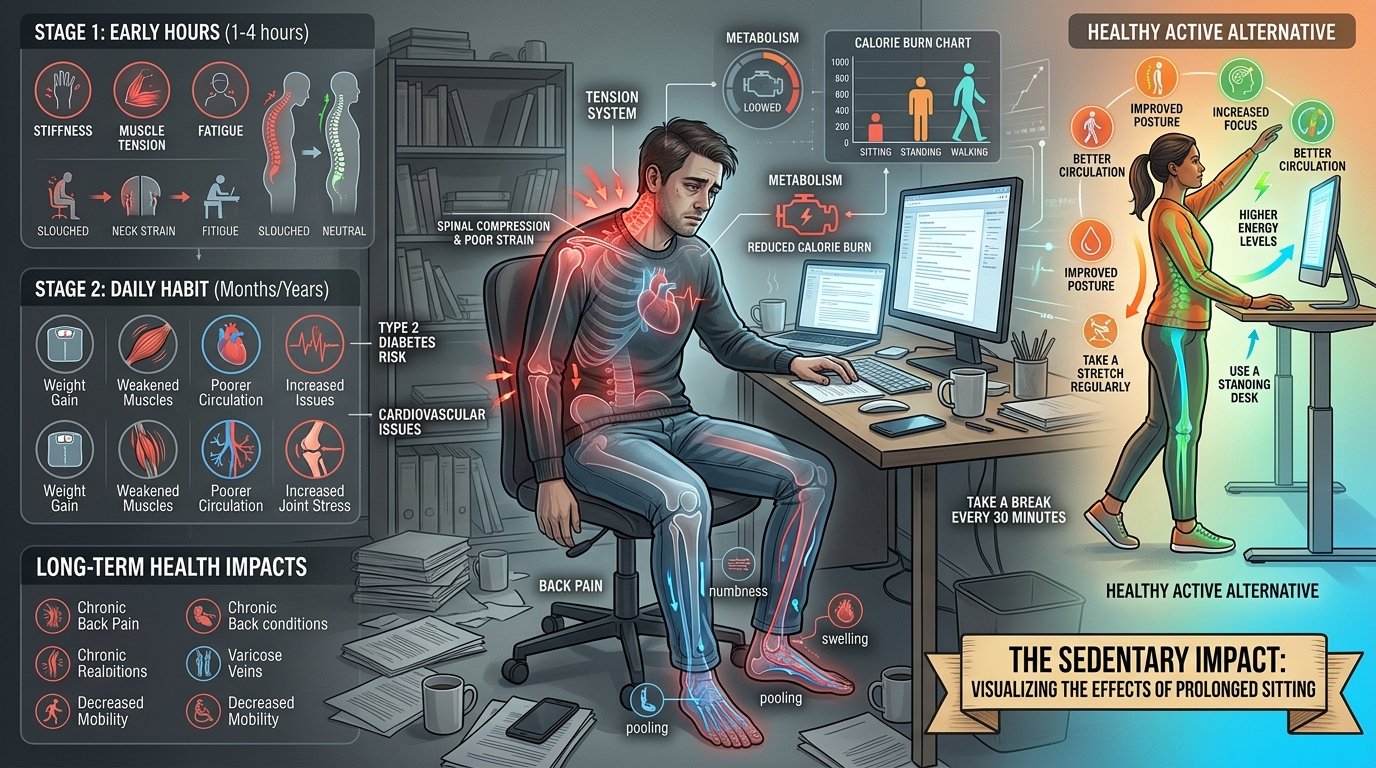 What Happens If You Sit for Too Long Daily