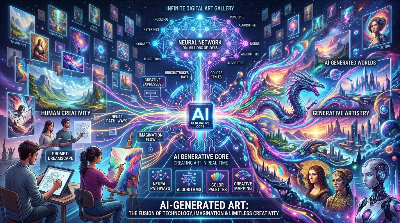 AI‑Generated Art – Creativity beyond human imagination