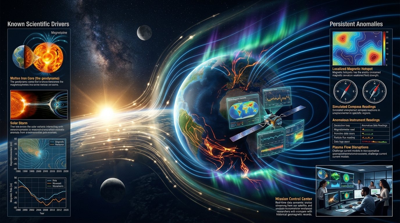 Earth’s Magnetic Anomalies – Unexplained geomagnetic events
