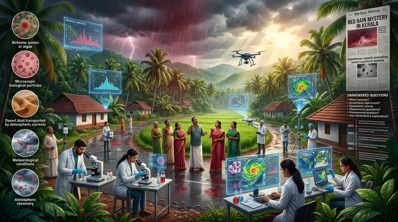 The Mystery of Red Rain – Blood‑colored rainfall in Kerala